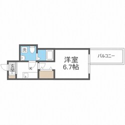 SERENiTE本町エコートの物件間取画像